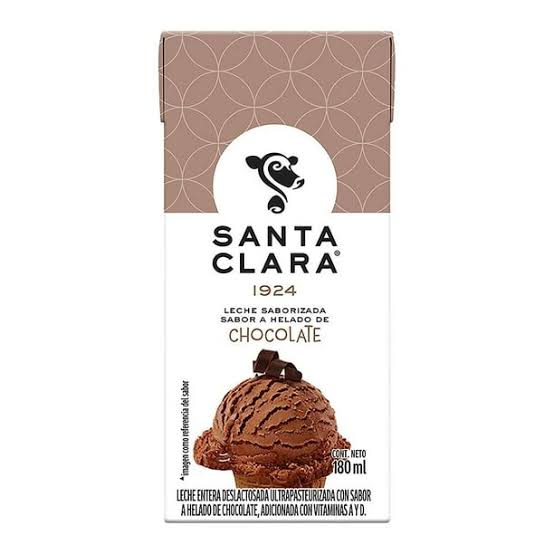 LECHE SANTA CLARA SABOR CHOCOLATE 180 ml