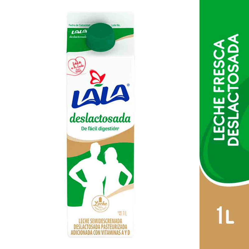 LECHE LALA DESLACTOSADA 1 L