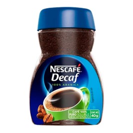 CAFÉ DESCAFEINADO SOLUBLE NESCAFE DECAF FRASCO 40 g