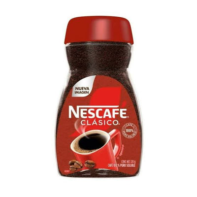 CAFÉ SOLUBLE NESCAFE CLASICO FRASCO 120 g