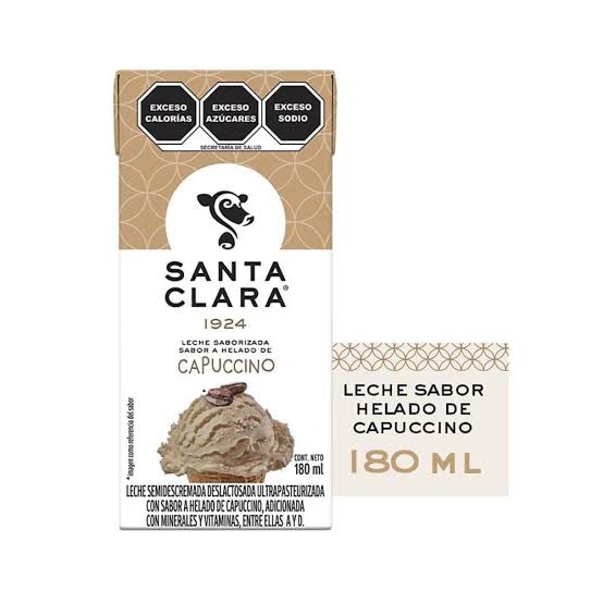 LECHE SANTA CLARA SABOR CAPUCCINO 180 ml